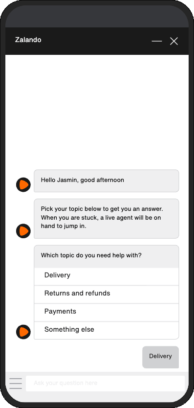 Delivery flow prototype